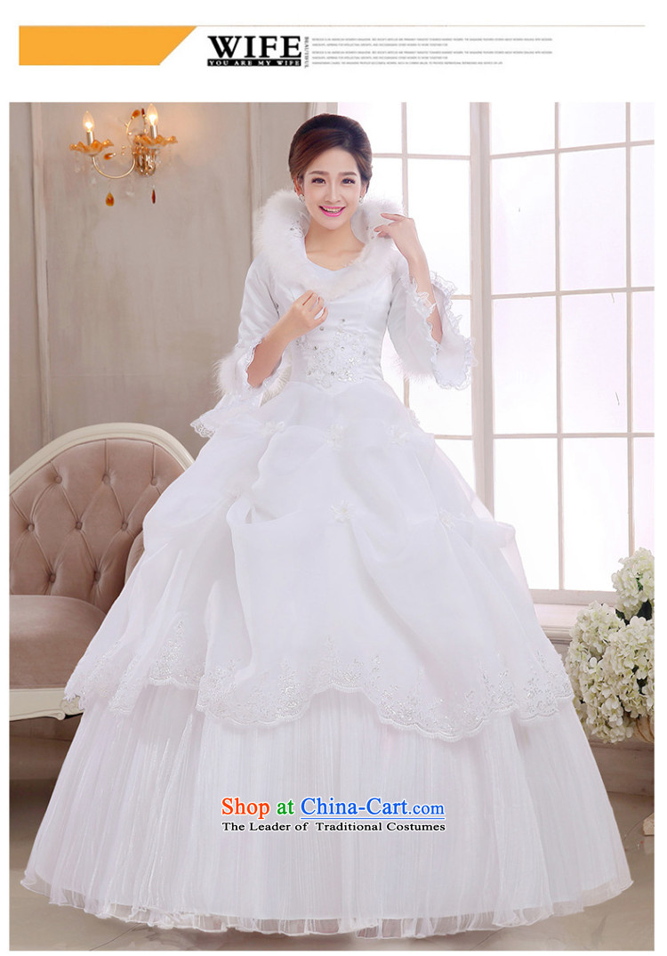 The knot True Love 2015 new winter) wedding dresses thick long-sleeved large video white clip cotton long-sleeved thin winter wedding thick white wedding + 3-piece set XXL picture, prices, brand platters! The elections are supplied in the national character of distribution, so action, buy now enjoy more preferential! As soon as possible.