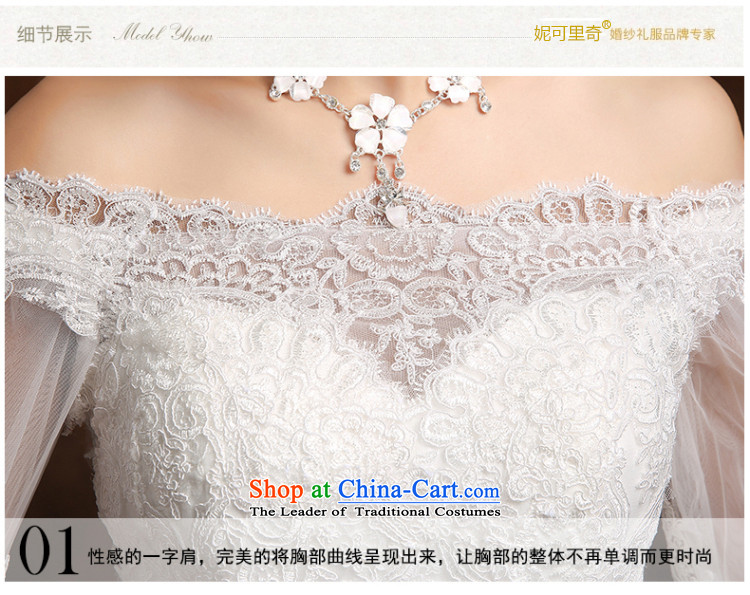 Kidman, wedding dresses 2015 winter trendy first field in shoulder cuff bride wedding Sau San small trailing white M(3-5 wedding day shipping) Picture, prices, brand platters! The elections are supplied in the national character of distribution, so action, buy now enjoy more preferential! As soon as possible.