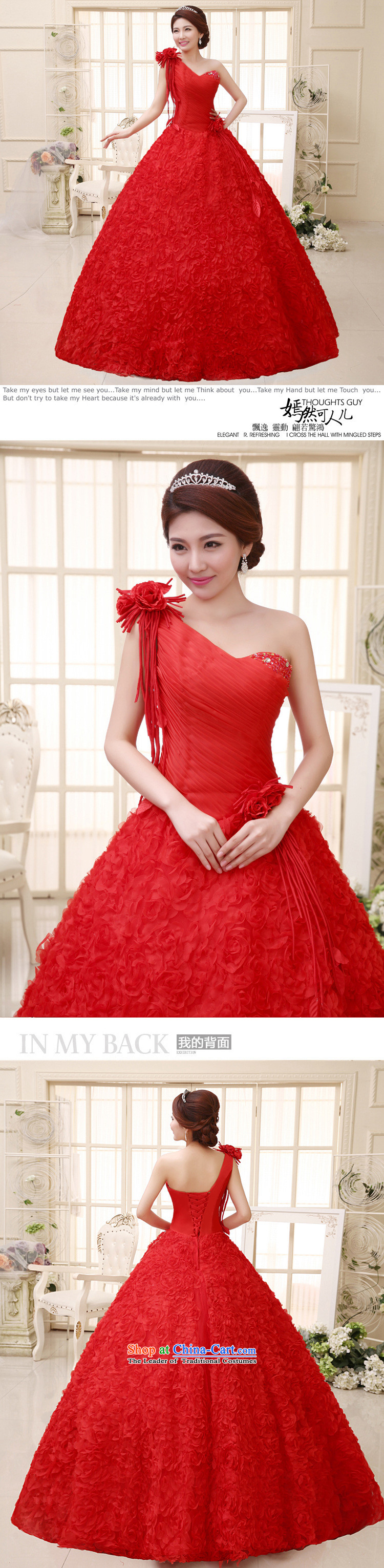 2015 new wedding dresses Korean sweet Princess Bride to align the shoulder and chest wedding HS291 RED XL Photo, prices, brand platters! The elections are supplied in the national character of distribution, so action, buy now enjoy more preferential! As soon as possible.