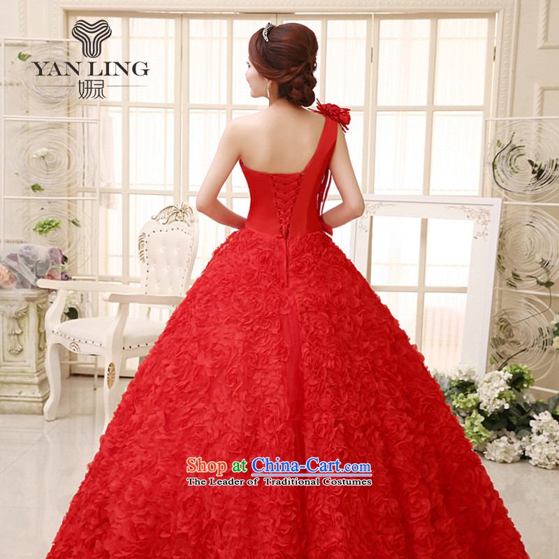2015 new wedding dresses Korean sweet Princess Bride to align the shoulder and chest wedding HS291 RED XL, Charlene Choi spirit has been pressed shopping on the Internet