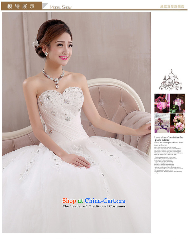 The knot true love wedding dress 2015 new Korean marriages alignment with chest bon bon skirt straps for larger video thin winter female white L picture, prices, brand platters! The elections are supplied in the national character of distribution, so action, buy now enjoy more preferential! As soon as possible.