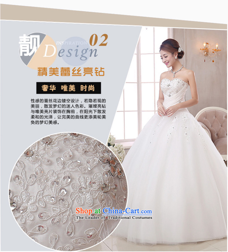 The knot true love wedding dress 2015 new Korean marriages alignment with chest bon bon skirt straps for larger video thin winter female white L picture, prices, brand platters! The elections are supplied in the national character of distribution, so action, buy now enjoy more preferential! As soon as possible.