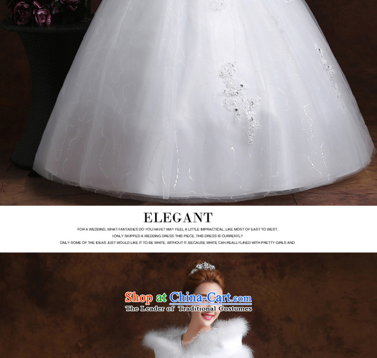 The knot true love wedding dress 2015 new Korean fashion a field to align the shoulder long-sleeved marriages video thin large winter female white L picture, prices, brand platters! The elections are supplied in the national character of distribution, so action, buy now enjoy more preferential! As soon as possible.