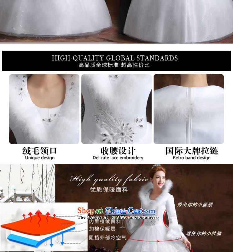 The knot true love wedding dress 2015 new winter long-sleeved shoulders marriages to align the large skirt bon bon video thin white M fall inside the girl picture, prices, brand platters! The elections are supplied in the national character of distribution, so action, buy now enjoy more preferential! As soon as possible.