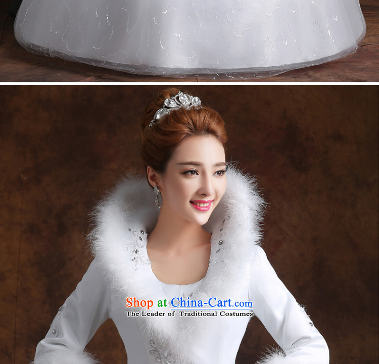 The knot true love wedding dress 2015 new winter long-sleeved shoulders marriages to align the large skirt bon bon video thin white M fall inside the girl picture, prices, brand platters! The elections are supplied in the national character of distribution, so action, buy now enjoy more preferential! As soon as possible.