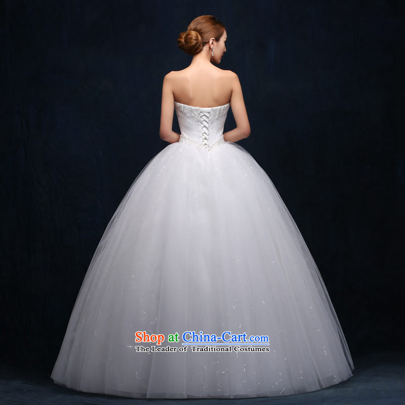 Love of the overcharged wedding anointed chest, 2015 new products to align the diamond root yarn with lace V-Neck wedding dress female white M love of the overcharged shopping on the Internet has been pressed.