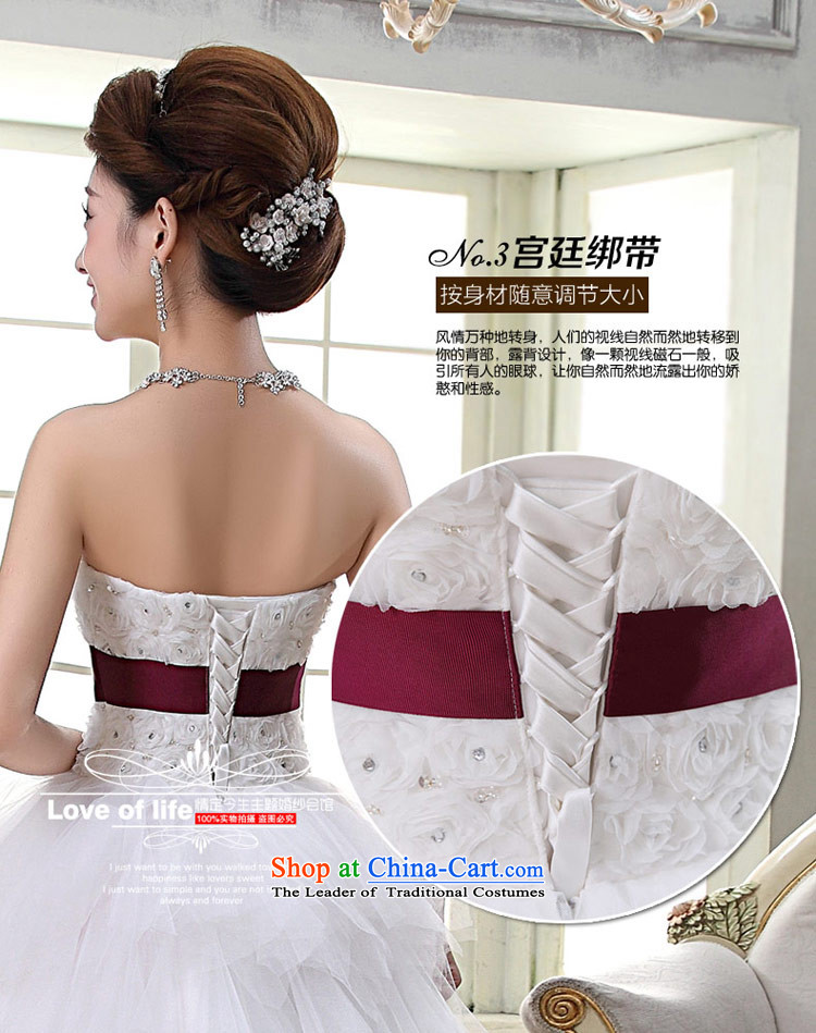 Love of the overcharged 2015 Korean sweet princess straps pregnant women small trailing crowsfoot wedding dresses white alignment with Chest Foutune of transition to align the princess wedding dress, pictures, prices, XS brand platters! The elections are supplied in the national character of distribution, so action, buy now enjoy more preferential! As soon as possible.