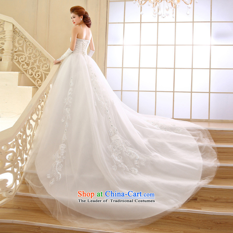 A major naoji tail wedding video thin wiping the Chest Sau San long tail wedding dresses xs2410 m White M naoji a , , , shopping on the Internet