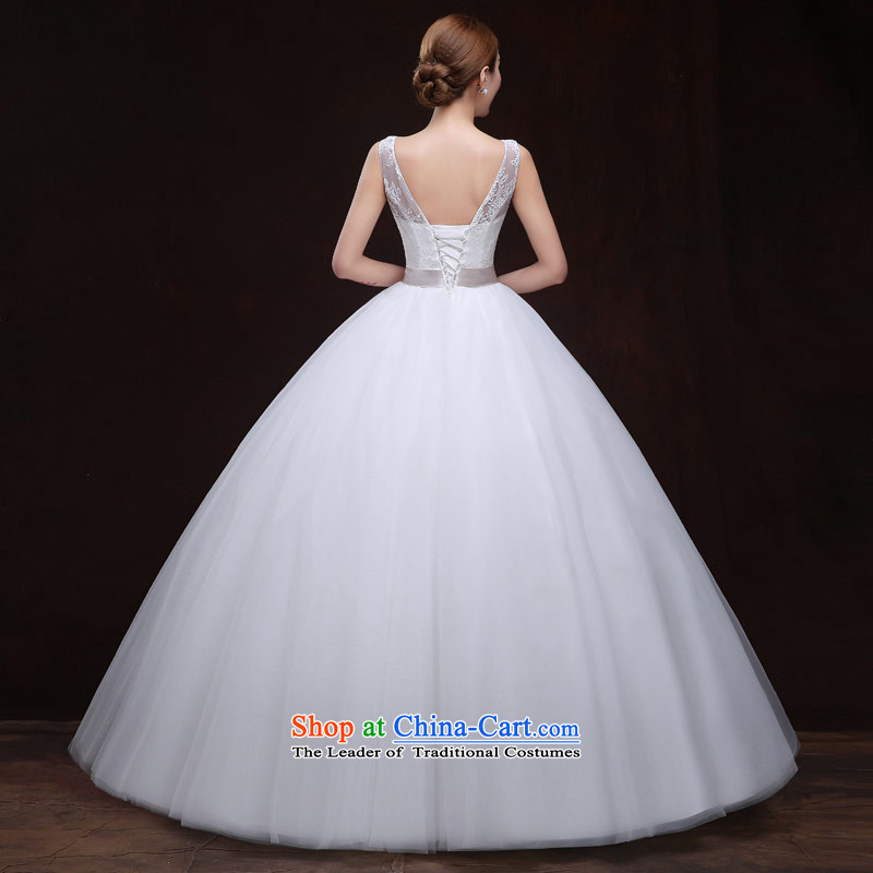 Maximum number of this life 2015 new wedding white field shoulder straps diamond lace pregnant women to align Top Loin of elegant Foutune of wedding dress female white- S, love of the overcharged shopping on the Internet has been pressed.