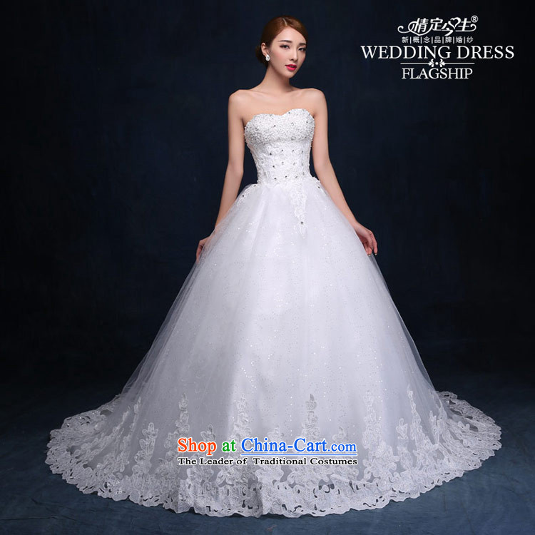 Love of the overcharged tail Wedding 2015 new listing and chest straps lace bow tie big romantic relaxation is now return the princess white S picture, prices, brand platters! The elections are supplied in the national character of distribution, so action, buy now enjoy more preferential! As soon as possible.