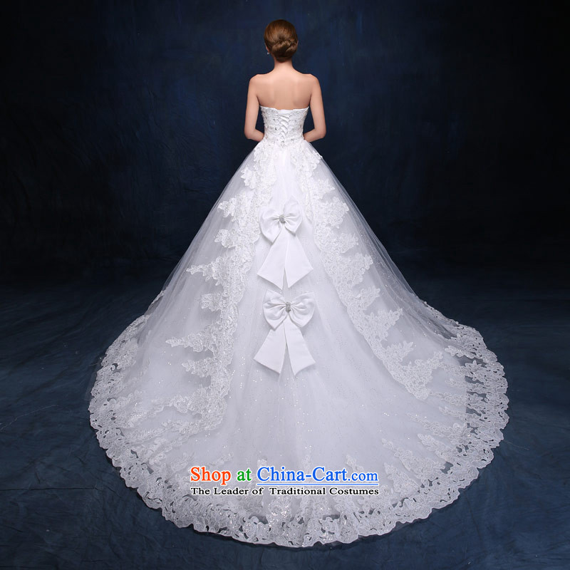 Love of the overcharged tail Wedding 2015 new listing and chest straps lace bow tie big romantic relaxation is now return the princess white S love of the overcharged shopping on the Internet has been pressed.