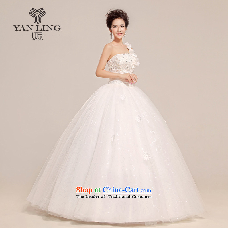 The new summer of 2015 Korean shoulder straps Top Loin of pregnant women to align the wedding dresses HS510 m White XXL, Charlene Choi spirit has been pressed shopping on the Internet