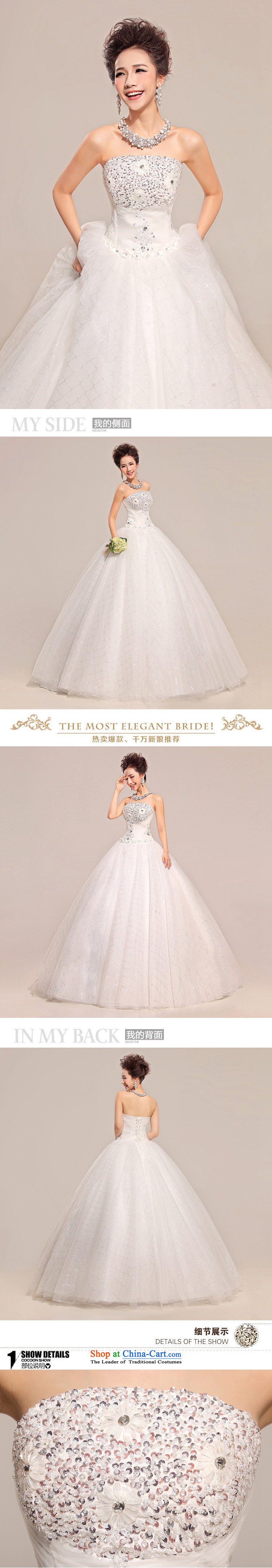 2015 wedding custom sexy anointed chest Wedding Super to align the Sau San bride irrepressible sweet Korean HS518 wedding m White XL Photo, prices, brand platters! The elections are supplied in the national character of distribution, so action, buy now enjoy more preferential! As soon as possible.