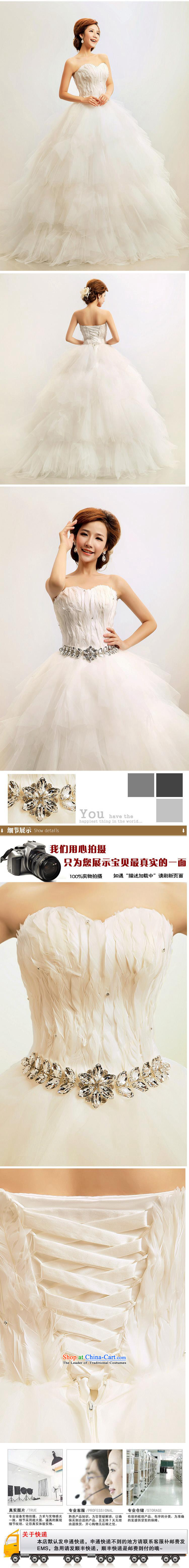 The Korean version of the new 2015 Korean feather anointed chest Princess Bride marriage wedding dresses HS164 white S picture, prices, brand platters! The elections are supplied in the national character of distribution, so action, buy now enjoy more preferential! As soon as possible.