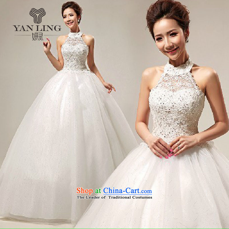2015 wedding dresses new Korean sweet lace princess also wedding Align hook to bind with HS 289_ WhiteS