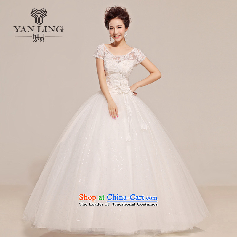 2015 new lace a field tent skirt the floral decorations shoulder wedding dresses HS315 White XL, Charlene Choi spirit has been pressed shopping on the Internet