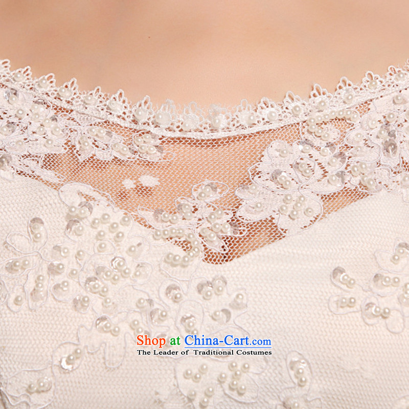 2015 new lace a field tent skirt the floral decorations shoulder wedding dresses HS315 White XL, Charlene Choi spirit has been pressed shopping on the Internet