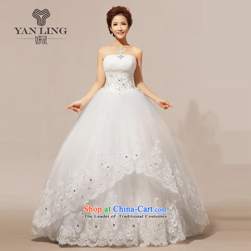 The new 2015 winter wedding wedding anointed chest Korean wedding dresses wedding to align HS237 XXL, Charlene Choi spirit has been pressed white shopping on the Internet