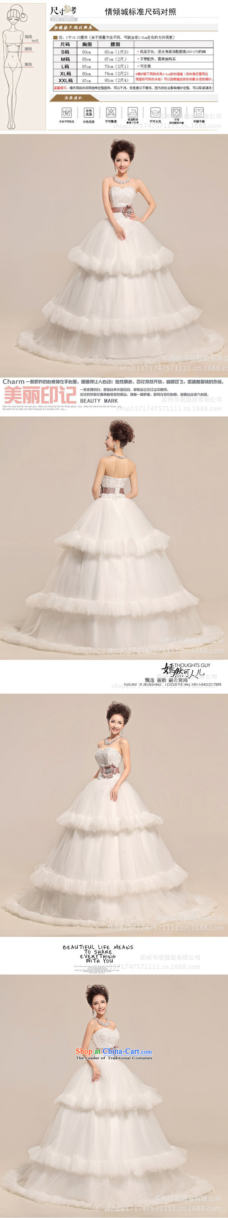 2015 new heart anointed Chest Flower waist waves Fung skirt wedding dresses white L picture, prices, brand platters! The elections are supplied in the national character of distribution, so action, buy now enjoy more preferential! As soon as possible.
