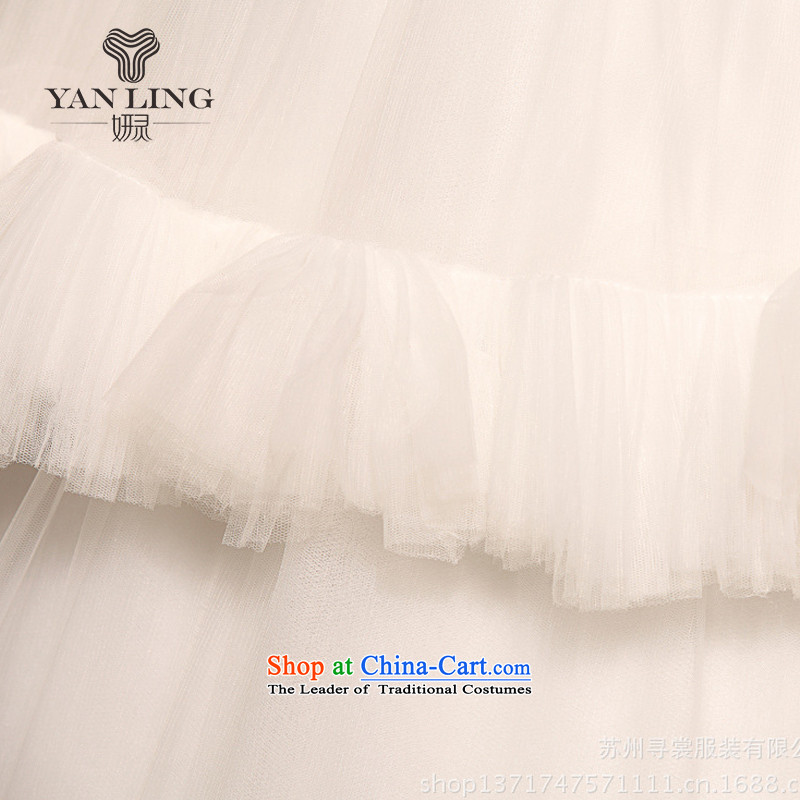 2015 new heart anointed Chest Flower waist waves Fung skirt wedding dresses white L, Charlene Choi spirit has been pressed shopping on the Internet