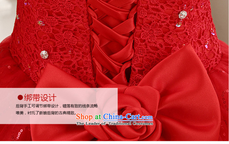 The knot true love wedding dress 2015 new Korean marriages to bind a long-sleeved red alignment with the large number of thin winter clothes graphics red L picture, prices, brand platters! The elections are supplied in the national character of distribution, so action, buy now enjoy more preferential! As soon as possible.