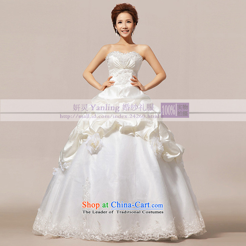 2015 princess Korean vera wang wei wang wei style wedding White XXL