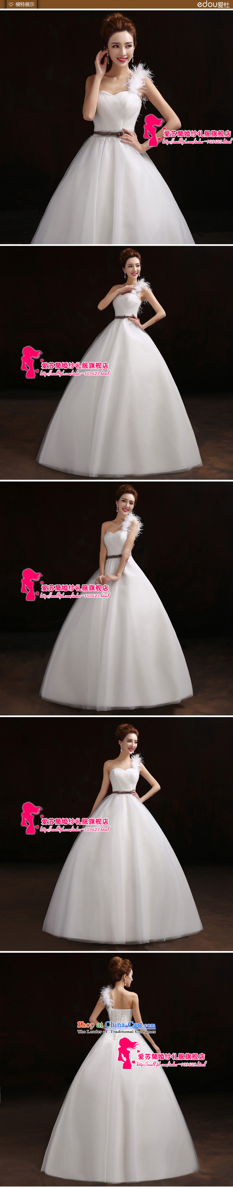 The bride wedding dresses 2015 new Korean Edition click Align the shoulder to graphics thin photography simple winter wedding white picture, prices, XXXL brand platters! The elections are supplied in the national character of distribution, so action, buy now enjoy more preferential! As soon as possible.