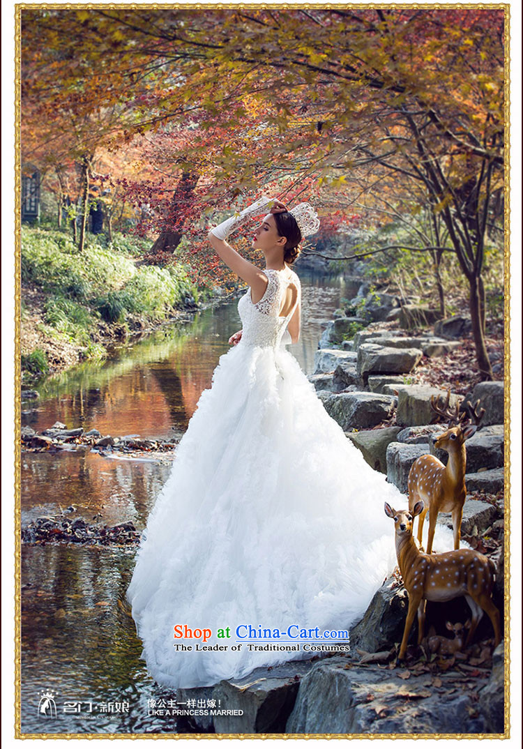A Bride wedding winter wedding dresses new Word 2015 shoulder lace Wedding 2541 White L picture, prices, brand platters! The elections are supplied in the national character of distribution, so action, buy now enjoy more preferential! As soon as possible.
