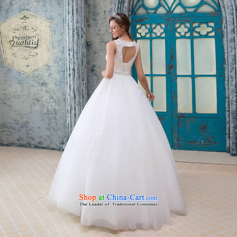 A Bride wedding dresses lace a shoulder wedding stylish and simple wedding original 951 White M a bride shopping on the Internet has been pressed.