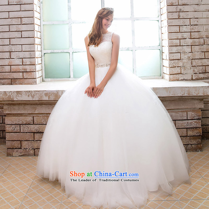 A Bride wedding dresses lace a shoulder wedding stylish and simple wedding original 951 White M a bride shopping on the Internet has been pressed.