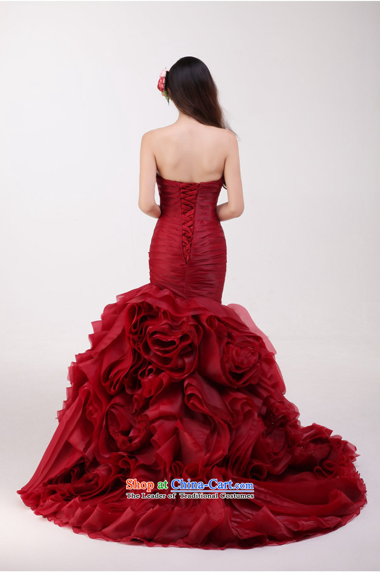 The new 2015 Luang bride wedding dresses vera Wang wiping the chest and Foutune of flower package wedding weiwei-wine red high-end custom image, prices, brand platters! The elections are supplied in the national character of distribution, so action, buy now enjoy more preferential! As soon as possible.