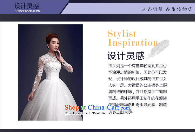 The color is to align the bride her wedding dress 2015 new wedding spring winter thick retro back long-sleeved wedding tail winter white high-end up doing pro-contact customer care MM picture, prices, brand platters! The elections are supplied in the national character of distribution, so action, buy now enjoy more preferential! As soon as possible.