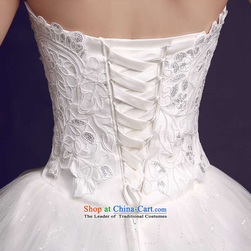 The color is sa 2015 new wedding dresses Korean fashion to align with Chest straps bride wedding autumn and winter thick wedding white high-end to contact our Customer Service at (parent country color is Windsor shopping on the Internet has been pressed.