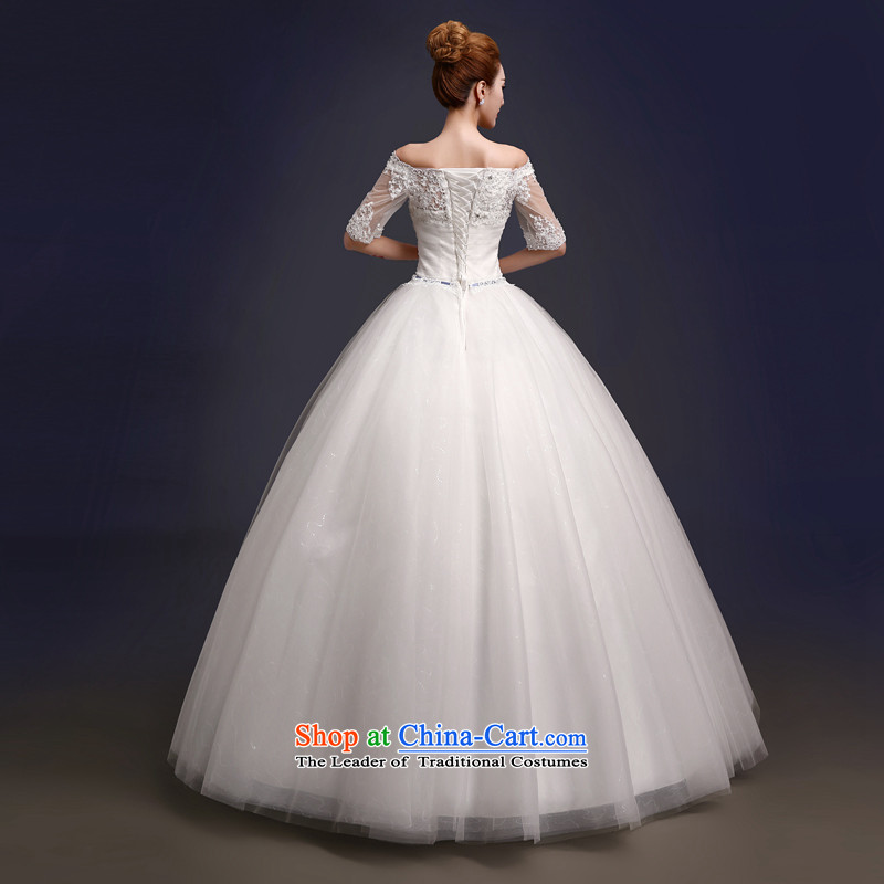 The color is Windsor autumn and winter 2015 new wedding dresses Korean word shoulder lace diamond cuff to align in the bride wedding video thin white Sau San for high-end to contact our Customer Service at (parent country color is Windsor shopping on the