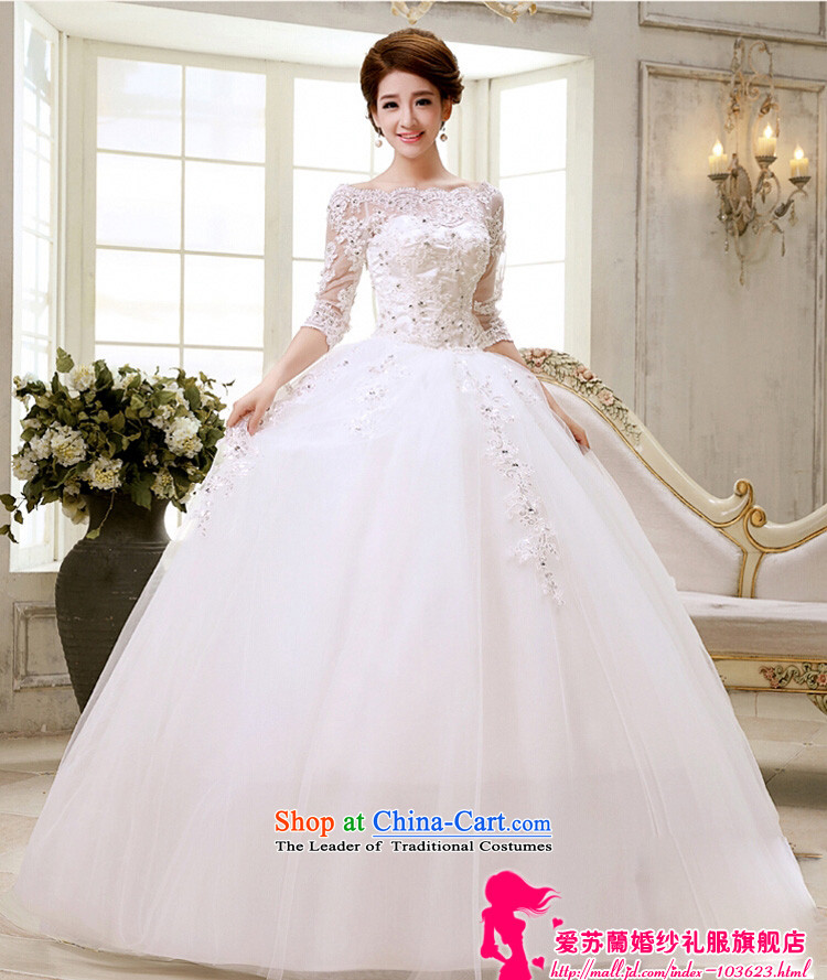 The new bride wedding dress lace a field for half a long-sleeved Korea shoulder version princess retro bridal dresses cuff size is not made of white and do not change the picture, prices, brand platters! The elections are supplied in the national character of distribution, so action, buy now enjoy more preferential! As soon as possible.