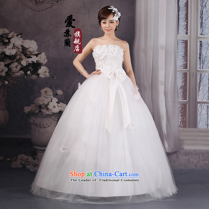 Wedding dress 2015 new high-Lumbar Korean large pregnant women bandages graphics to align the thin white red white XXXL, love Su-lan , , , shopping on the Internet
