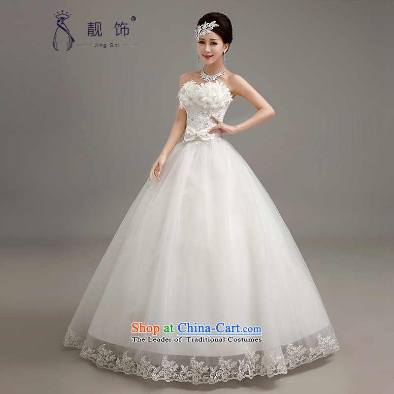 The new 2015 International Friendship Korean lace anointed chest wedding fashion stereo flowers to align graphics bride thin white flowers of the wedding dress talks JINGSHI trim (M) , , , shopping on the Internet