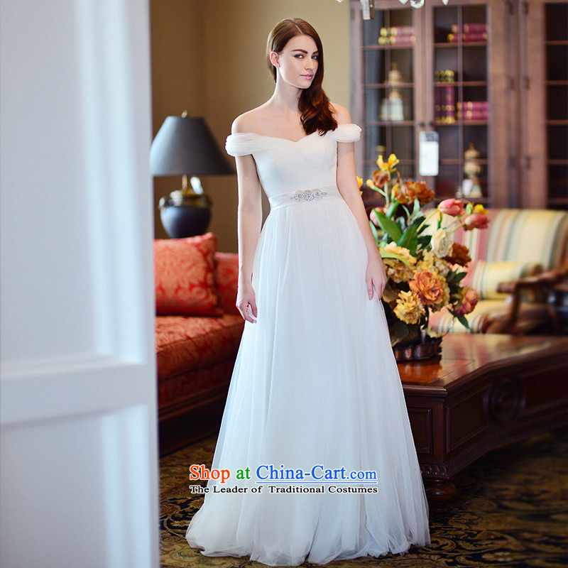 The word full Chamber Fong shoulder wedding dresses 2015 new tail spring and summer minimalist in sweet waist straps aligned with chest of the funds from the full Chamber Fong.... 173-S, shopping on the Internet