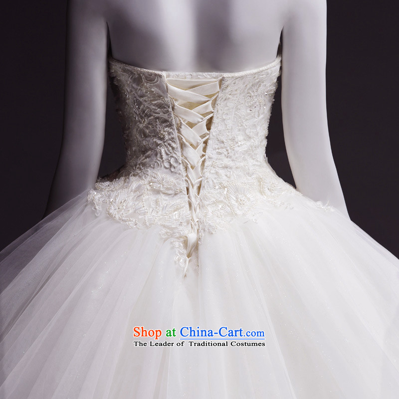 Full Chamber Fong new products wedding dresses new 2015 tail spring wiping the chest brides thick wedding sleeveless lace tail 173-L, 100cm full Chamber Fong shopping on the Internet has been pressed.