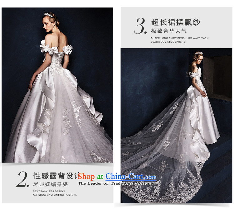The wedding dresses HIV by the year 2015, in accordance with the new word where Mary Magdalene chest shoulder lace long tail wedding white picture, prices, S brand platters! The elections are supplied in the national character of distribution, so action, buy now enjoy more preferential! As soon as possible.