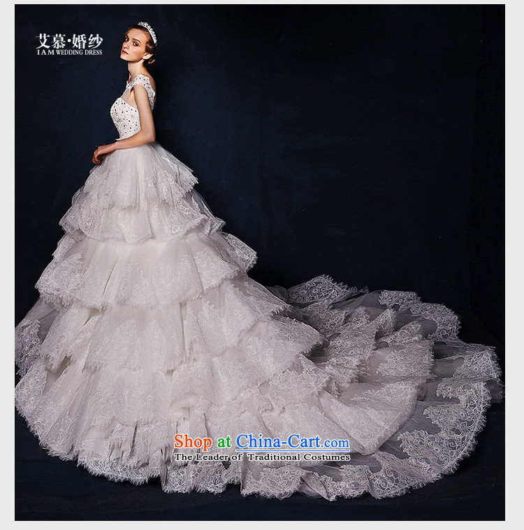 The wedding dresses HIV 2015 new detailed Nga lace Top Loin bon bon skirt tail wedding White M pictures, prices, brand platters! The elections are supplied in the national character of distribution, so action, buy now enjoy more preferential! As soon as possible.