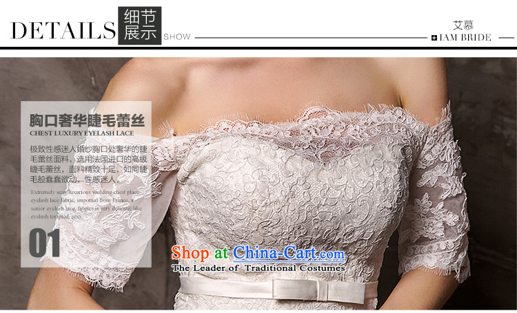 The wedding dresses HIV 2015 new cross-over a field in shoulder cuff lace straps long tail wedding white picture, prices, S brand platters! The elections are supplied in the national character of distribution, so action, buy now enjoy more preferential! As soon as possible.
