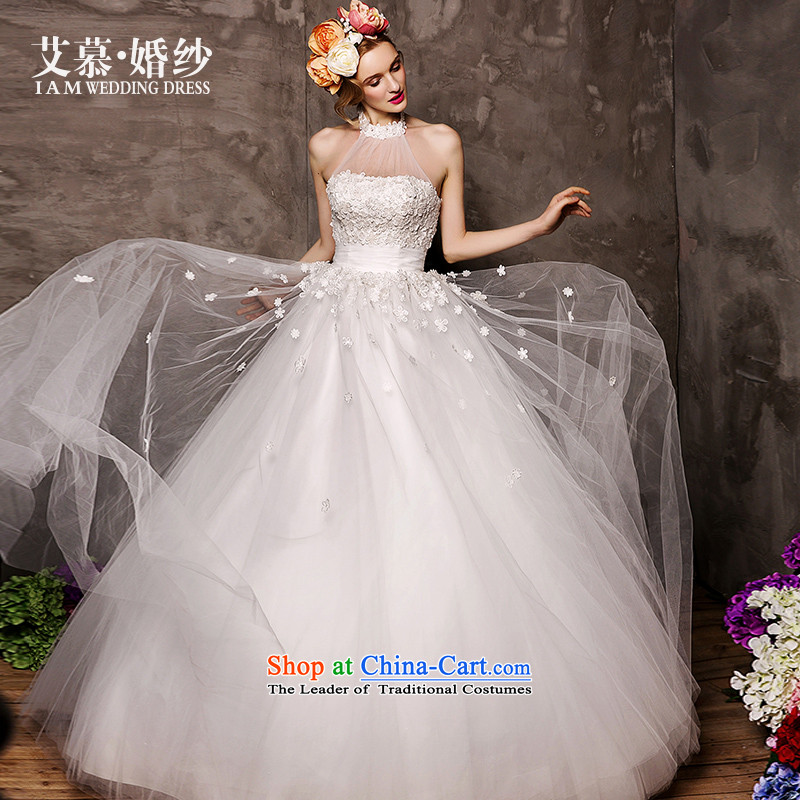 The wedding dresses HIV 2015 new improving reproductive and chest wall also align the two through to bon bon skirt wedding White M