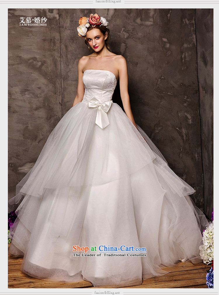 The wedding dresses HIV 2015 New Kam Yiu anointed chest Korean Bow Ties to align bon bon skirt white L picture, prices, brand platters! The elections are supplied in the national character of distribution, so action, buy now enjoy more preferential! As soon as possible.