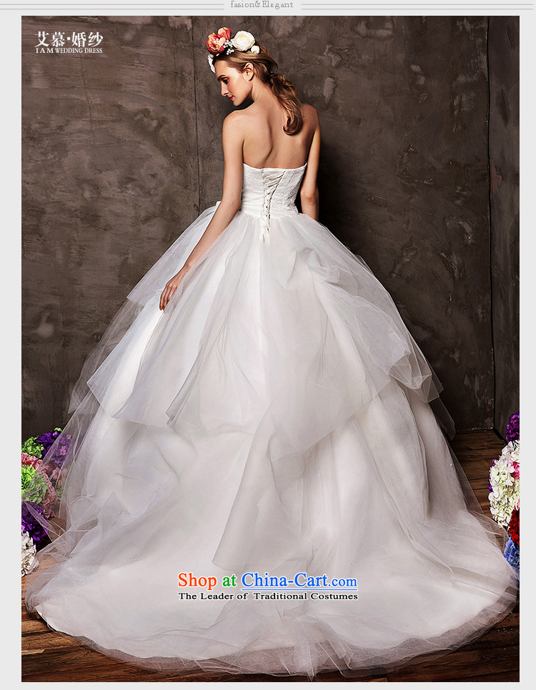 The wedding dresses HIV 2015 New Kam Yiu anointed chest Korean Bow Ties to align bon bon skirt white L picture, prices, brand platters! The elections are supplied in the national character of distribution, so action, buy now enjoy more preferential! As soon as possible.