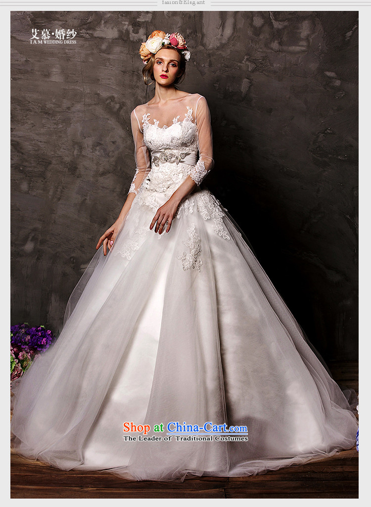 The wedding dresses HIV 2015 New Sui Man Wah long-sleeved lace align to bon bon skirt wedding White M pictures, prices, brand platters! The elections are supplied in the national character of distribution, so action, buy now enjoy more preferential! As soon as possible.