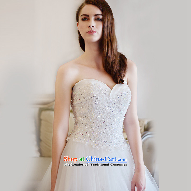 Full chamber fangqiu 2015MTF winter new anointed chest wedding dresses marriages with large tail wedding tail 165-S, 100cm full Chamber Fong shopping on the Internet has been pressed.