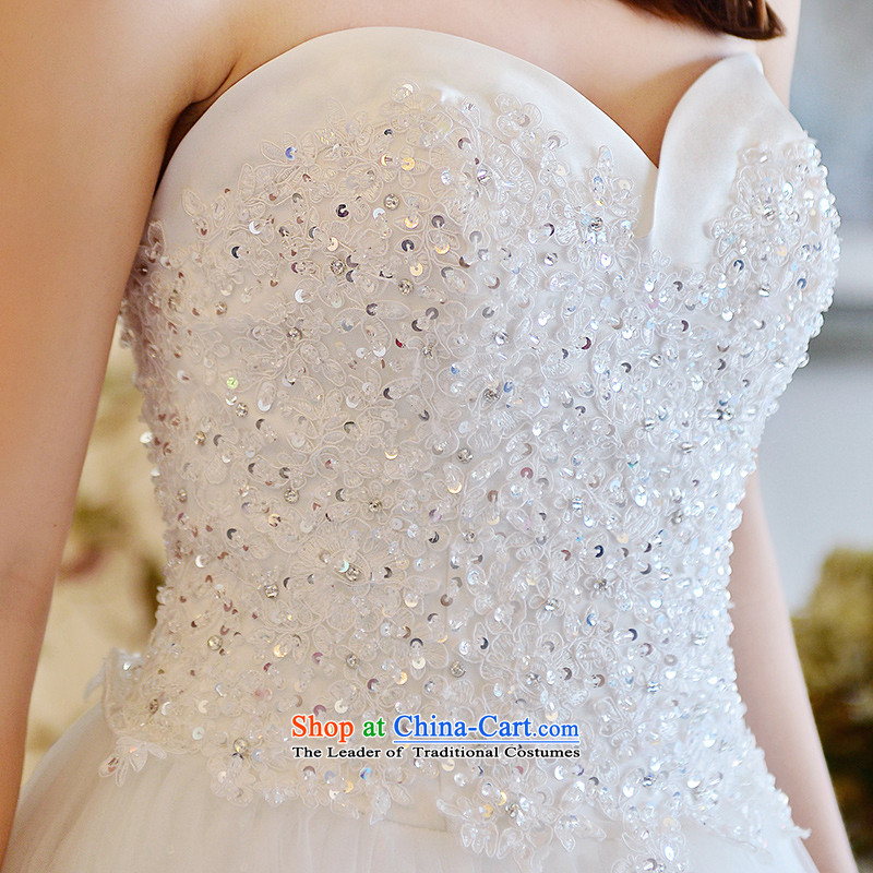 Full chamber fangqiu 2015MTF winter new anointed chest wedding dresses marriages with large tail wedding tail 165-S, 100cm full Chamber Fong shopping on the Internet has been pressed.