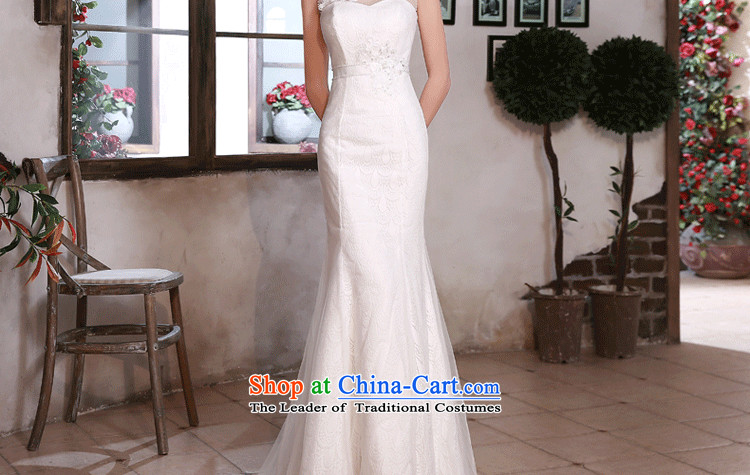 Talk to her wedding dresses new Word 2015 shoulder for Sau San Korean crowsfoot large stylish lace trailing white wedding photo L, prices, brand platters! The elections are supplied in the national character of distribution, so action, buy now enjoy more preferential! As soon as possible.