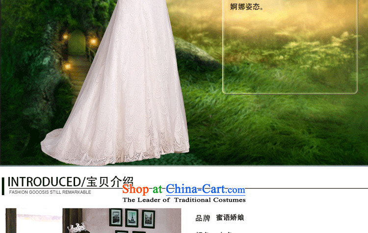 Talk to her wedding dresses new Word 2015 shoulder for Sau San Korean crowsfoot large stylish lace trailing white wedding photo L, prices, brand platters! The elections are supplied in the national character of distribution, so action, buy now enjoy more preferential! As soon as possible.